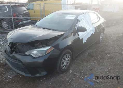 2015 Toyota Corolla L z USA, uszkodzony, nr VIN 2T1BURHE1FC473082